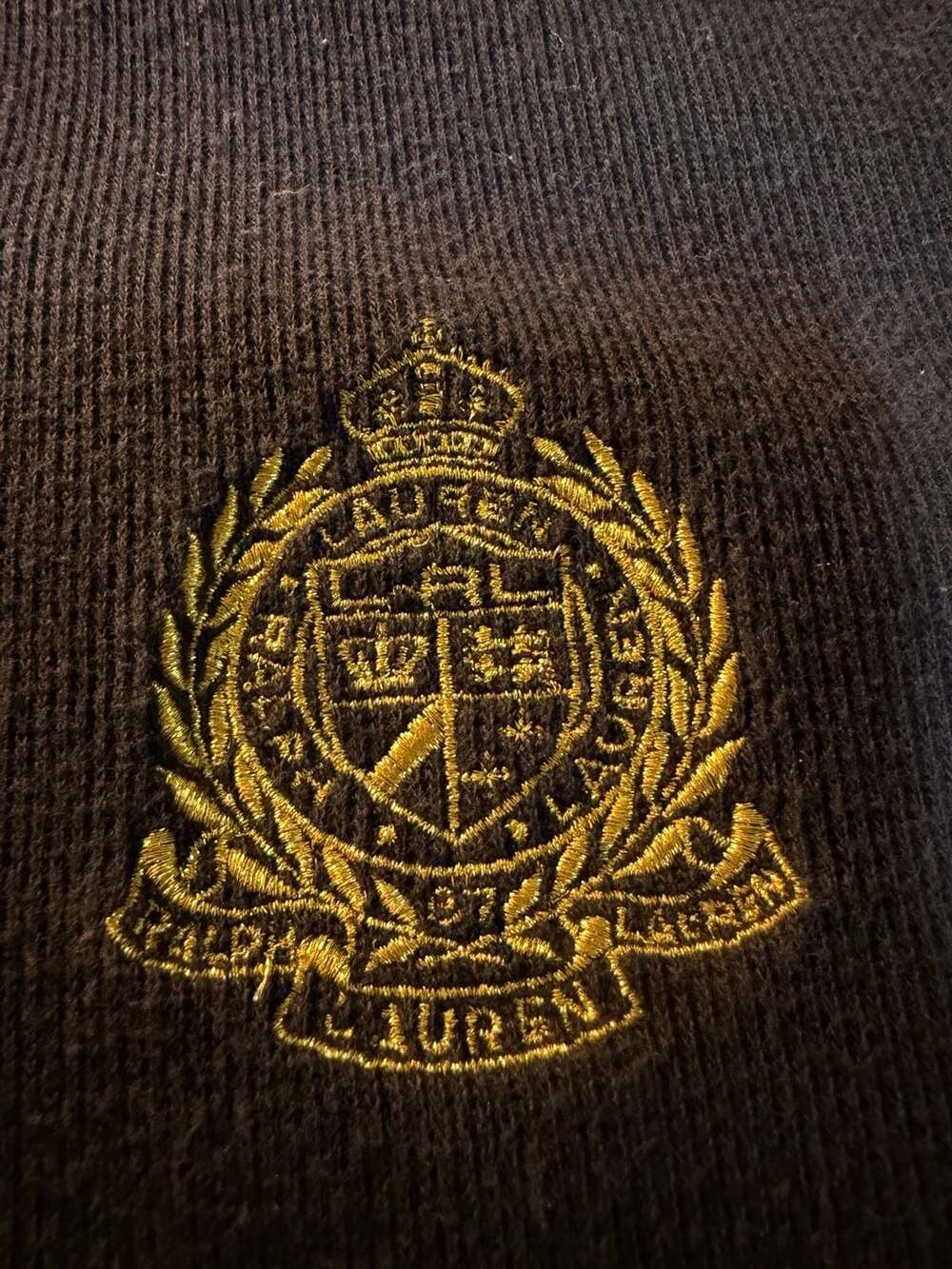 Lauren Active Ralph Lauren Navy Blue Gold Crest Full Zip Hoodie and Sweatpants S - Picture 3 of 6